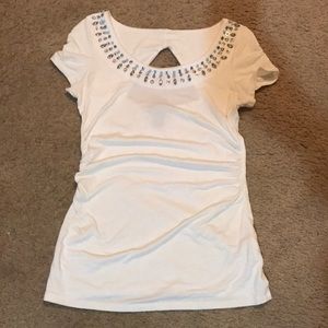 White House Black Market Women’s white tank top